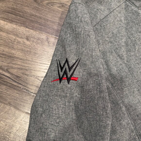 The North Face Men’s Grey Zip-Front Jacket - Medium (WWE Branded) - Picture 2 of 4